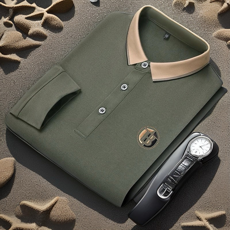 Polo Business Casual Homme – Élégance & Confort Estival | Manche longue.