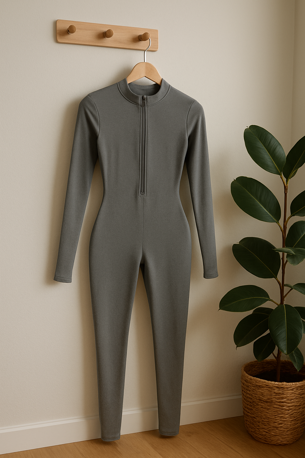 SummerFit – Combinaison Zippée Sculptante pour le Sport & l’Été.
