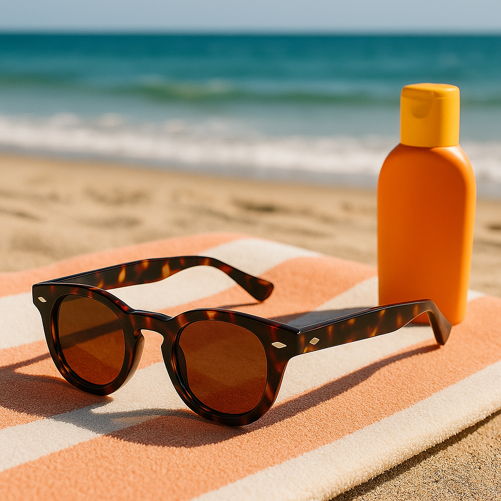 Lunettes de Soleil Rétro Femme – Monture Épaisse & Look Vintage Tendance Été 2025”.