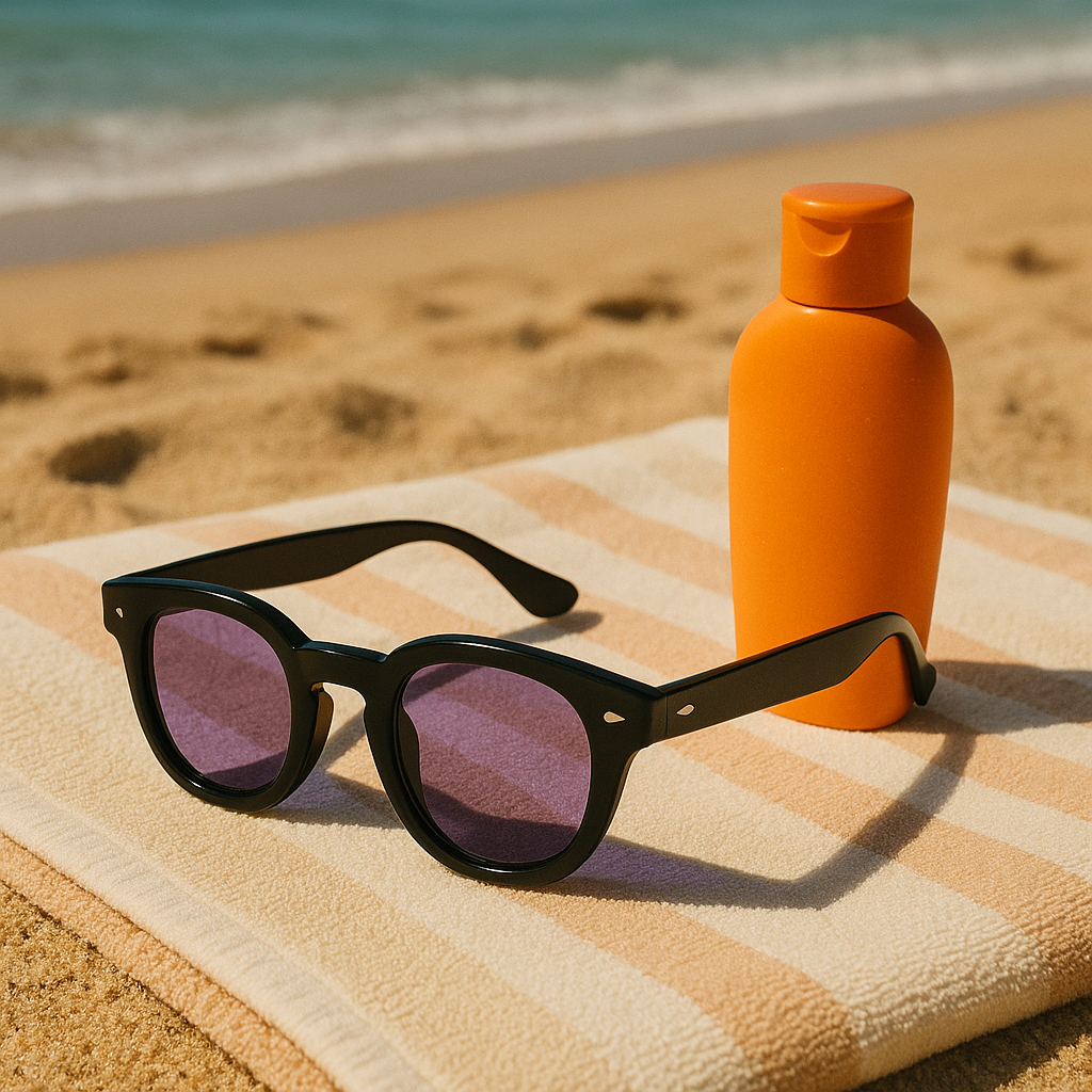Lunettes de Soleil Rétro Femme – Monture Épaisse & Look Vintage Tendance Été 2025”.