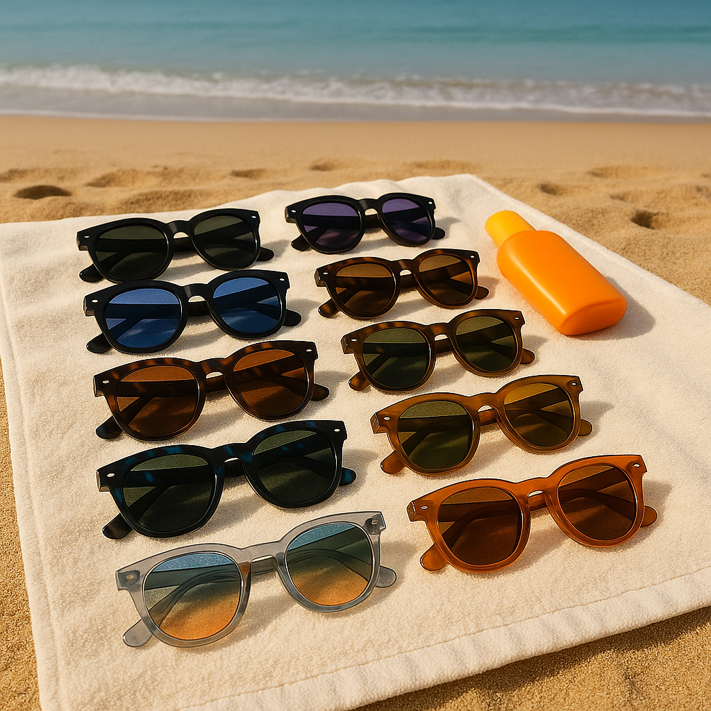 Lunettes de Soleil Rétro Femme – Monture Épaisse & Look Vintage Tendance Été 2025”.