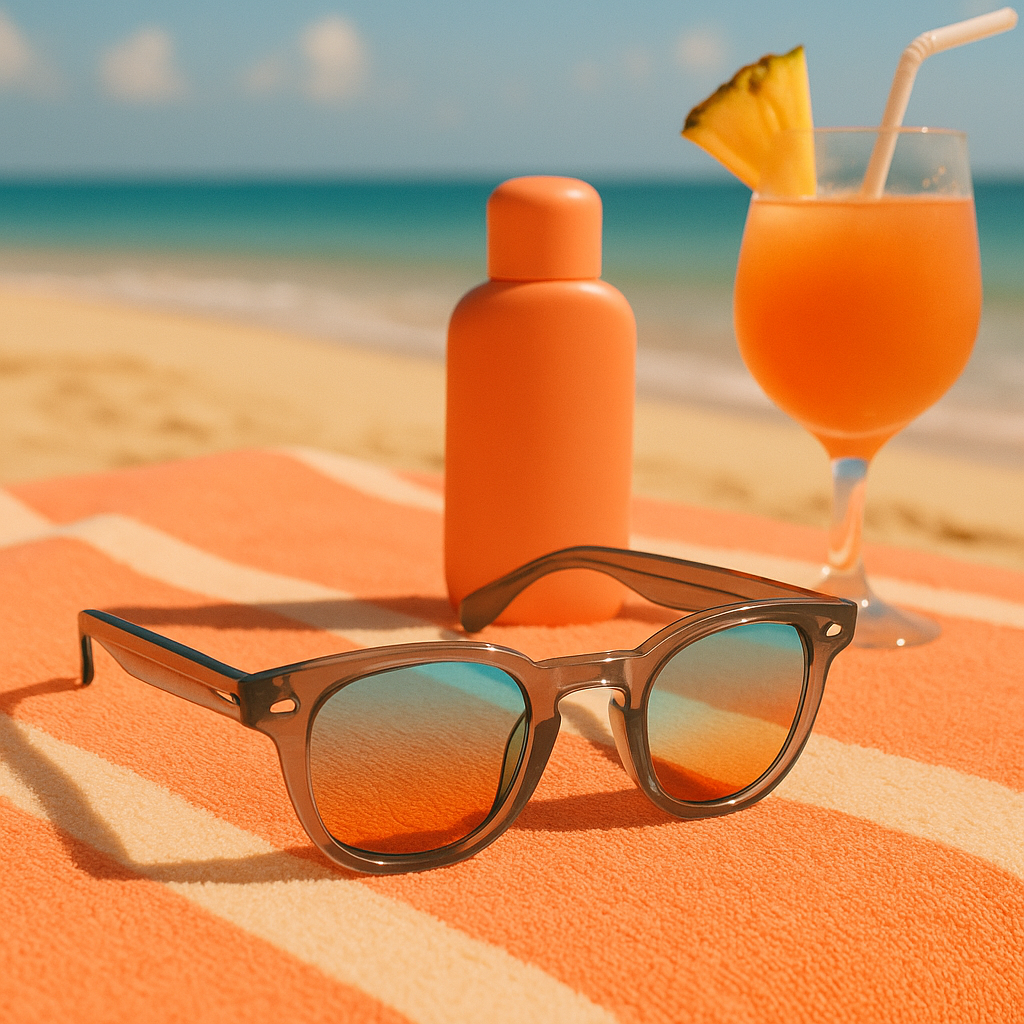 Lunettes de Soleil Rétro Femme – Monture Épaisse & Look Vintage Tendance Été 2025”.