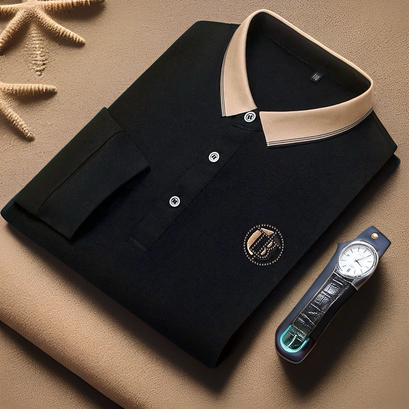Polo Business Casual Homme – Élégance & Confort Estival | Manche longue.
