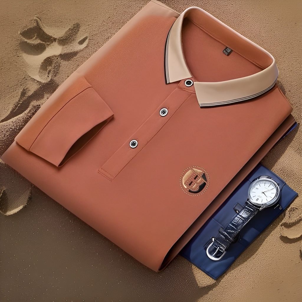 Polo Business Casual Homme – Élégance & Confort Estival | Manche longue.